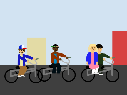 -Stranger Things- Biking to School