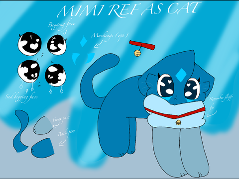 Mimi ref as a cat/kitten