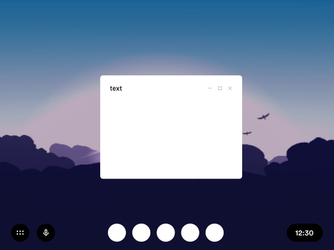 BlueOS VIII Desktop Mockup