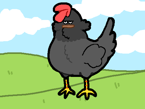 My goofy chicken :3