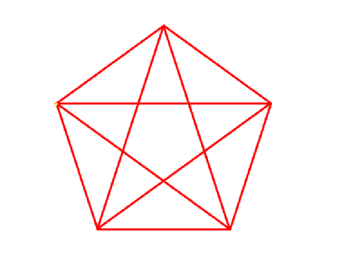 pentagram in pentagon
