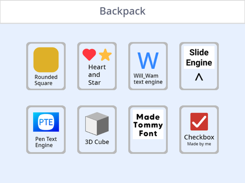 What's In My Backpack? #games #all #art #tutorials #animations #music #sounds #sprite #backpack