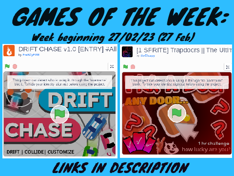 Games Of The Week! - 24/02/23 (24 Feb)