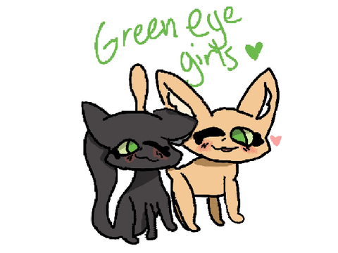Green eye girls ♡