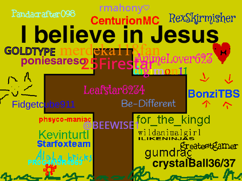 Sign Your Username If You Believe In Jesus REMIX remix