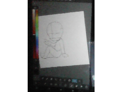 ( Super bad quality ) My drawing on my Ipad! ( so far )