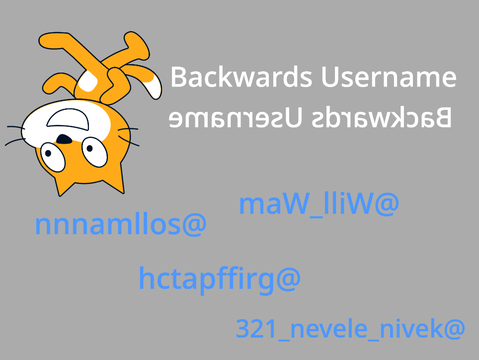 Backwards username? That's interesting..