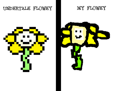 Flowey Art  remix