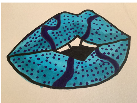 Sorry I don’t show lip drawings much