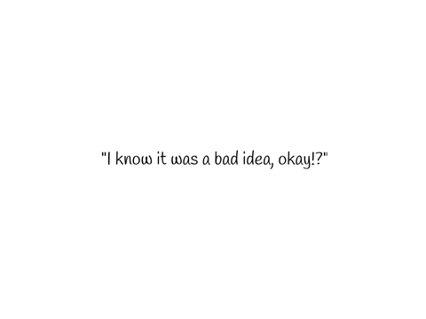 Random starting sentences for books <3