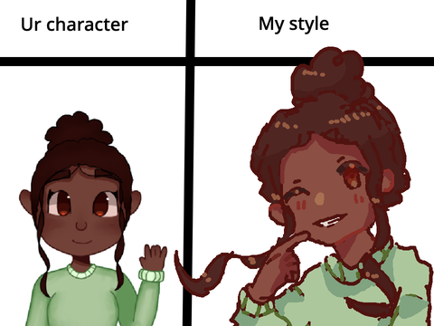 draw my oc pls remix