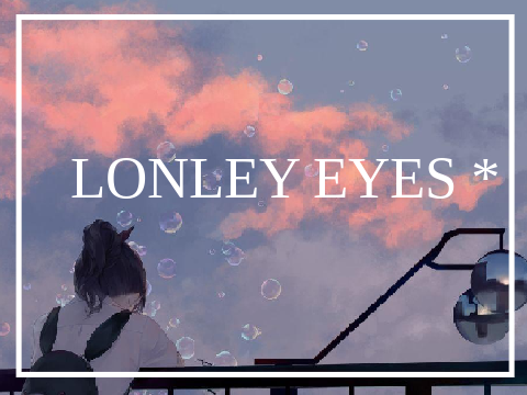  LONELY EYES  PT COVER