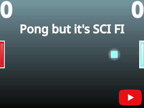 PONG but it's SCI-FI
