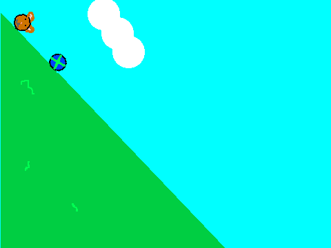 add your ball rolling down[1][5]