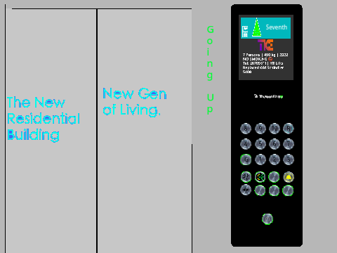 2022 TKE Advanced Elevators @ Tomson Resident Building (L1) remix