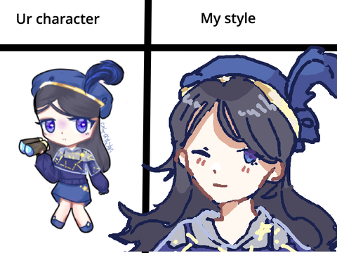 I usually don’t do this but your art is too cute remix