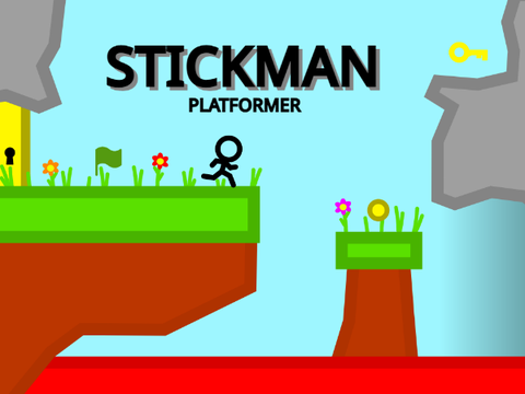 (Game-Contest) STICKMAN-Platformer #all #games #trending #art