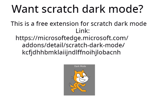 Want scratch dark mode?