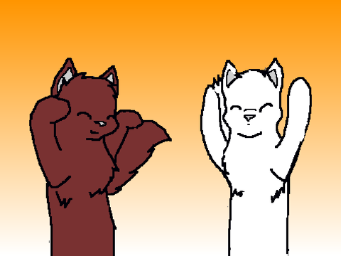 Snowbush+lilyheart dance to dynamite! 