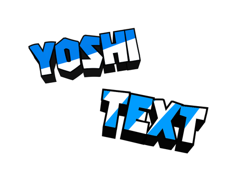 3Dtextの作り方講座