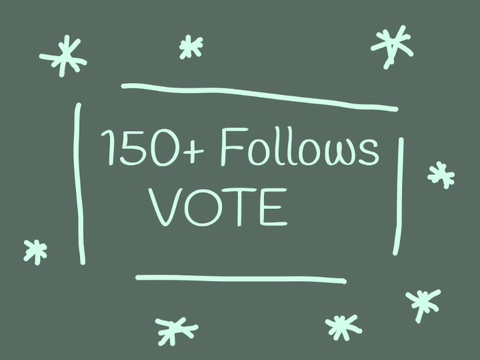 Thank You For 150+ \\ VOTE