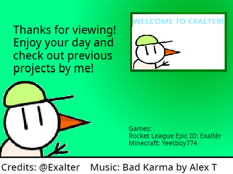 Free and New Outro by Exalter