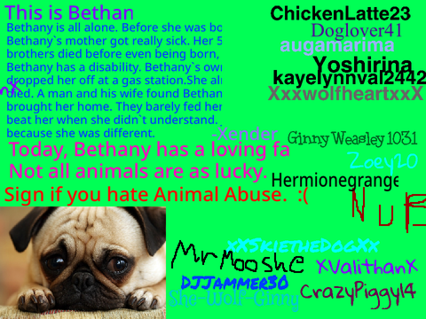 Sign If You Hate Animal Abuse remix