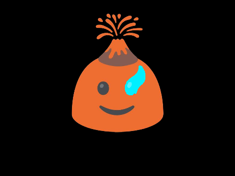 Talking Volcano Blob