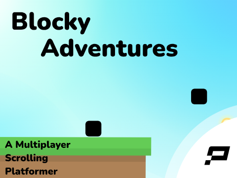 ☁ Blocky Adventures - A Multiplayer Scrolling Platformer ☁ #all #games #trending