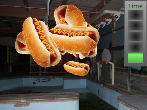Hot dog counter!