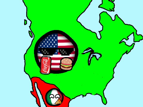 North America Map 2394