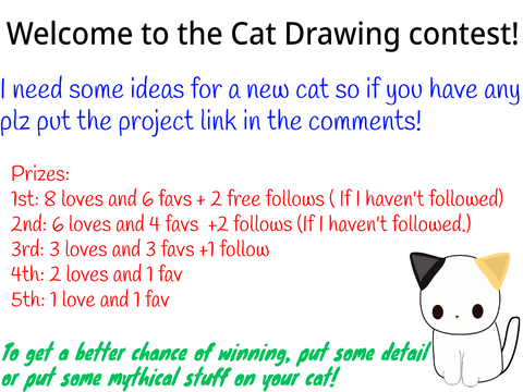 Cat Drawing Contest  CLOSED