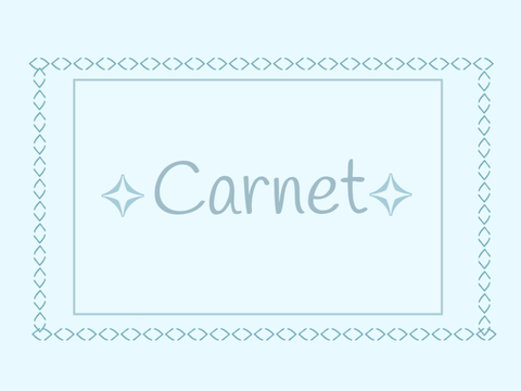 ✧⁠ Carnet ✧⁠