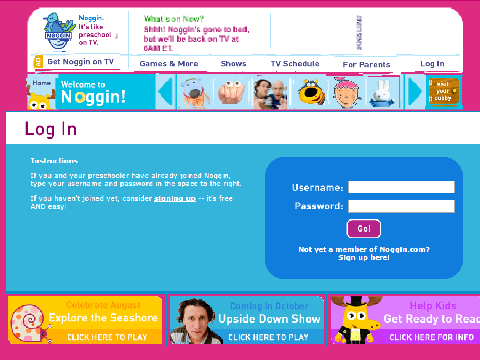 NOGGIN Website Scratch Part 1
