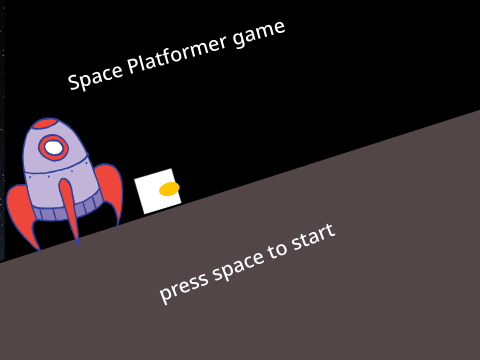 Space platformer beta