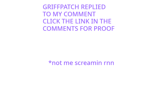 griffpatch replied to my comment!