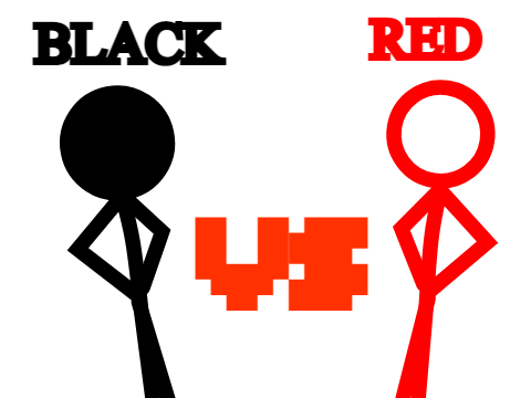 red vs Black ||#animations