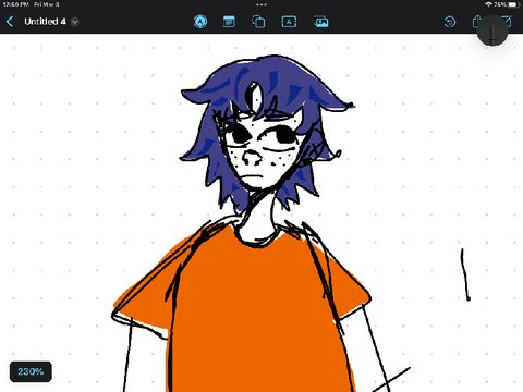 Learning how to draw on Freeform 