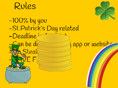 St. Patrick's Day Art Contest! (CLOSED)