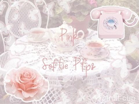 ˋ°•*⁀➷free pink softie pfps