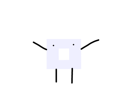 he screming