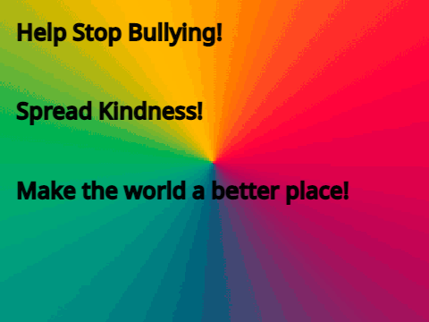 Help Stop Bullying!