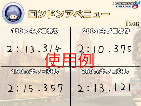 自己ベスト記録表【ゴロいわ】