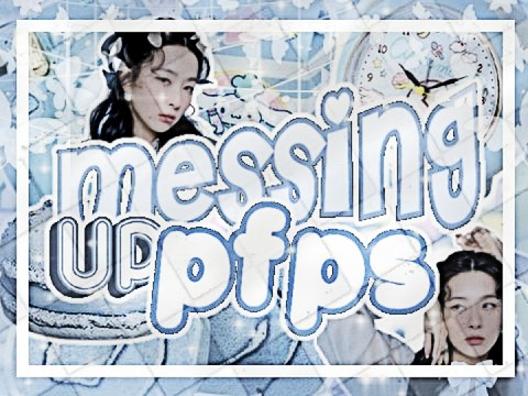 「 messing up ▢ pfps ᵎᵎ ☽ .⊹ 」