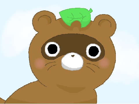 Tanuki // Traced sketch