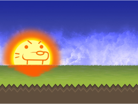 日の出わんこ　素材　にゃんこ大戦争