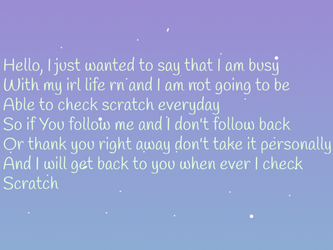 Please read 
