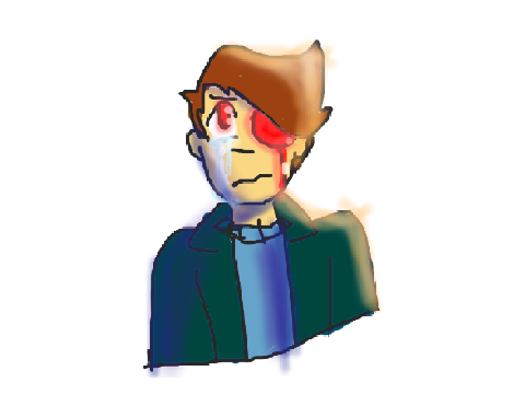 Sad lil roboman