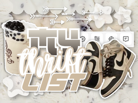⤹˚˖ ♫ ୭ my thrift list