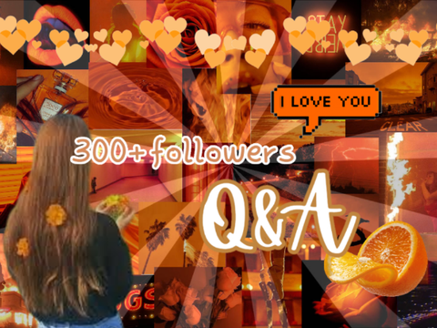 (っ °Д °;)っ 300+ followers Q&A